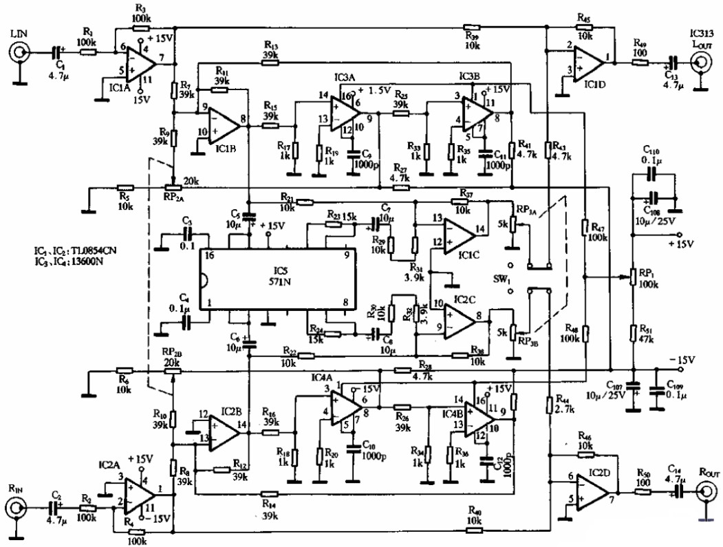 实用型音响激励器原理电路图