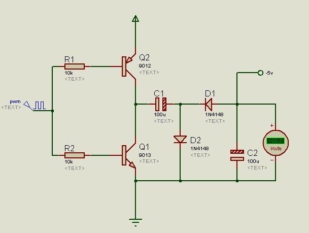 负电压的产生电路图