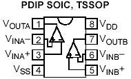 Mcp6021 схема подключения