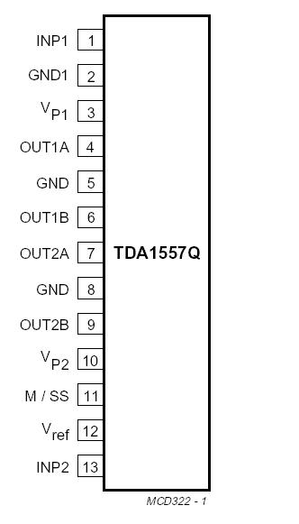 Схема включения tda1557q