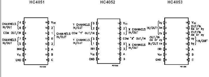 Hc4052 схема включения