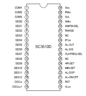 Sc3610d схема включения
