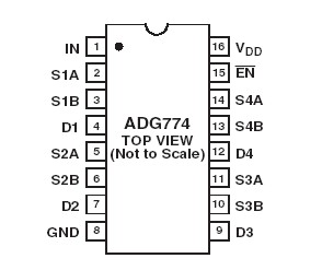 Adg774 смеситель схема