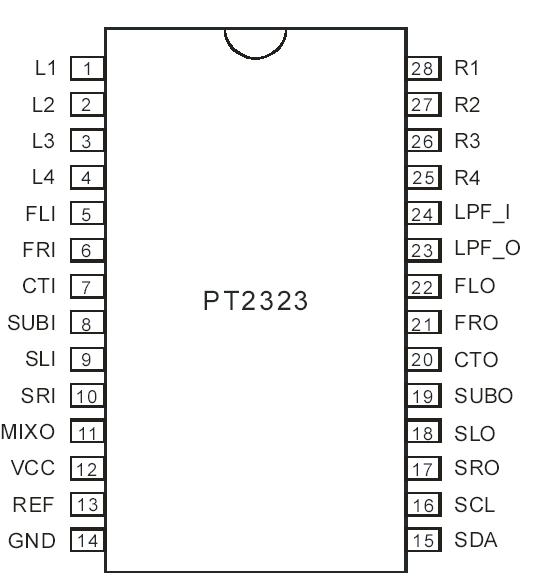 Pt2325d схема включения