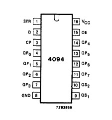 Hcf4094 схема включения