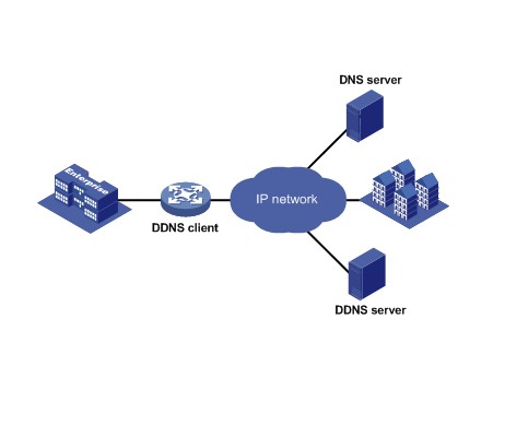 DDNS 典型组网图
