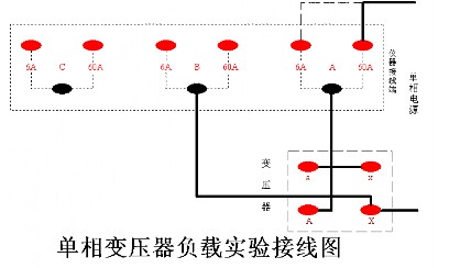 单相变压器负载实验