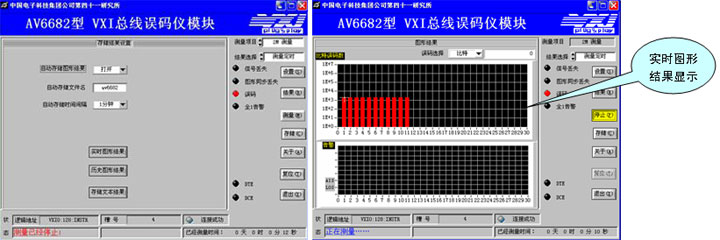 存储结果设置功能有实时图形