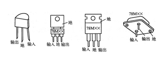 常见78系列稳压块外形图