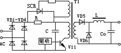 采用SCR-R电路