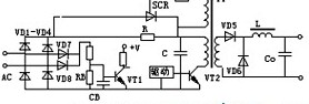 具有断电检测的SCR-R电路