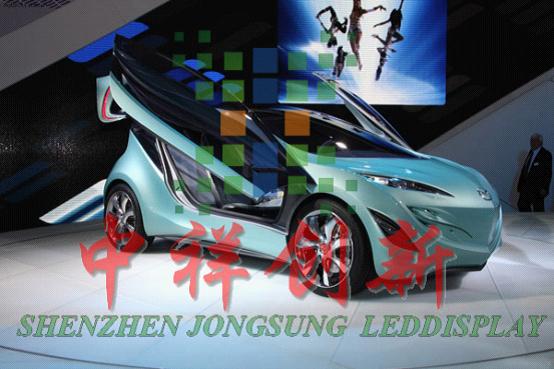 2011法兰克福车展LED显示屏尽情展示名车风采