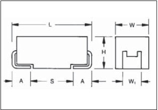 AVX钽电容结构图