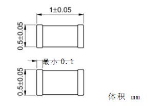 TDK电容0805形状及尺寸