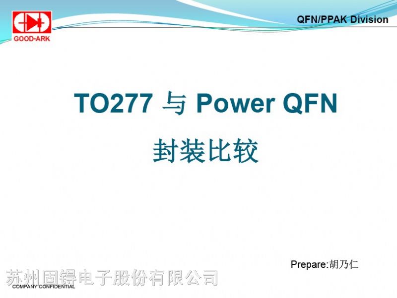 供应MBRP1045 (Power QFN) Product Specification(new)