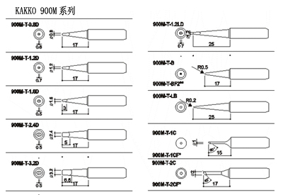 白光900M烙铁头/烙铁咀