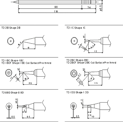 HAKKO T12烙铁头/烙铁咀