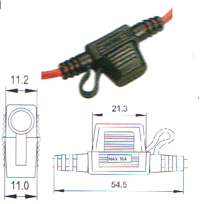供应V-211SN汽车保险丝座