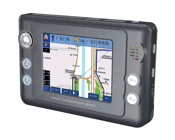 供应3.5寸触摸屏带GPS功能的MP4