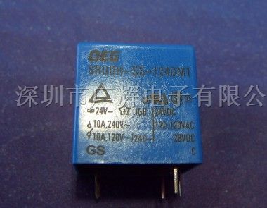 供应10A小型功率继电器SRUDH-SS-124DM1