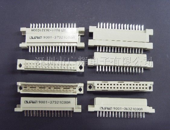 供应欧式插座(9001-37321C00A)二排32芯直脚针