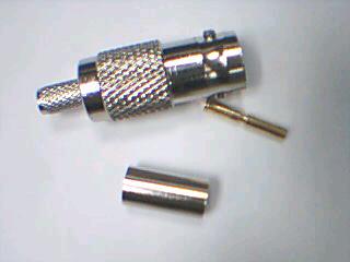 供应BNC连接器 BNC座(压接头)