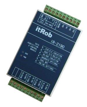 采用RS485通讯的开关量I/O模块(4路隔离输入+4路A型继电器输出)