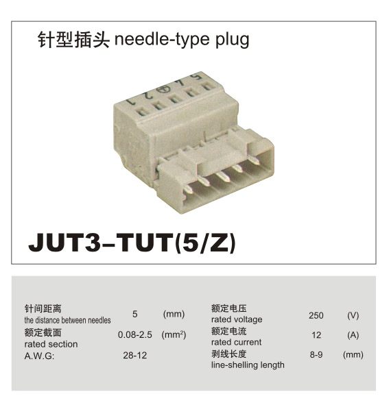 供应端子 JUT3-TUT(5/Z)