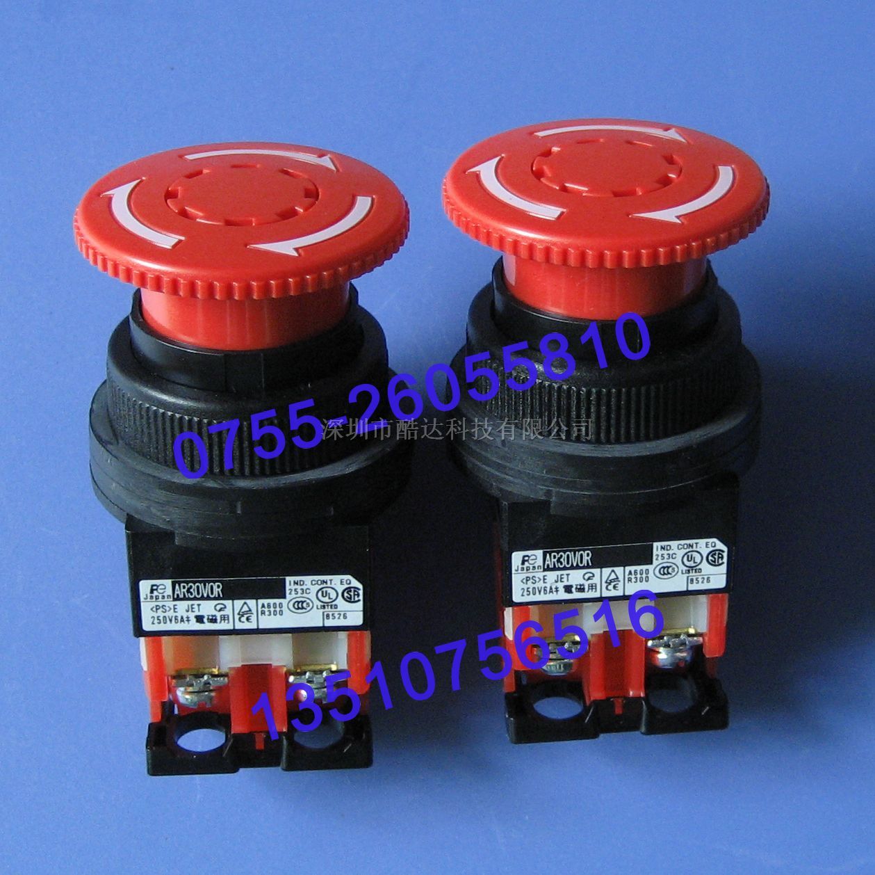 供应FUJI急停按钮开关AR30V0R-01R
