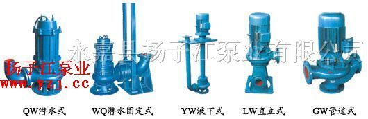 供应排污泵:QW(WQ),YW,LW,GW*无堵塞排污泵