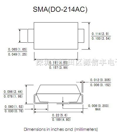 供应 SS1150 SS3200 SS5200 肖特基二级管