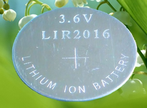 供应LIR2016可充锂纽扣电池