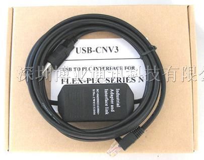 供应富士PLC编程电缆 U*-CNV3