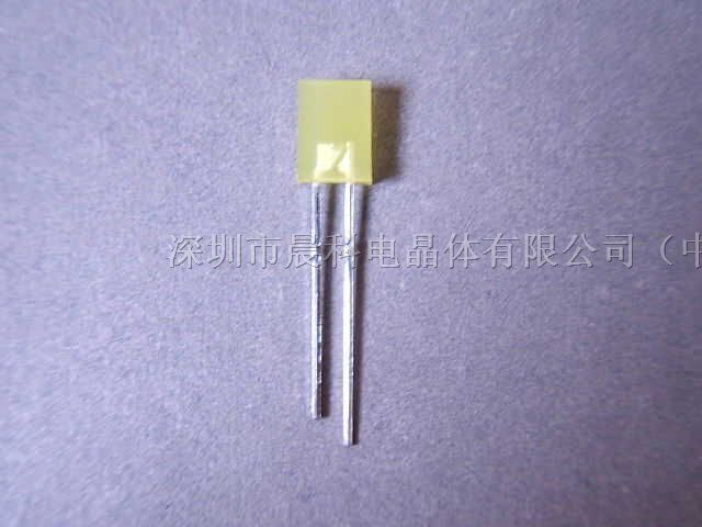 供应:2*5*7长脚超亮黄发黄LED发光二极管