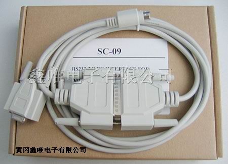 供应三菱PLC编程电缆SC-09
