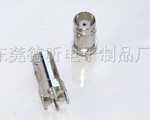 供应BNC四脚直插座/BNC180度插板连接器