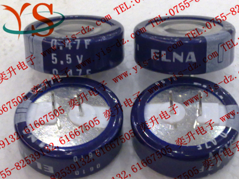 供应DB-5R5D474T(5.5V-0.47F)ELNA法拉电容
