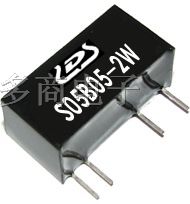 供应插针电源模块S05B05-2W微功率电源7PIN