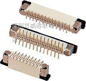 供应立贴错脚位FPC座，FPC座生产双排针贴片连接器