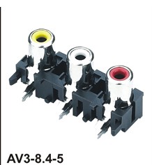 AV同芯插座,AV3-8.4-5同芯插座