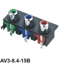 AV同芯插座,AV3-8.4-15B同芯插座