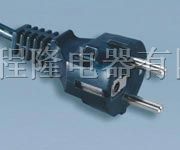 供应欧规电源线。插头线