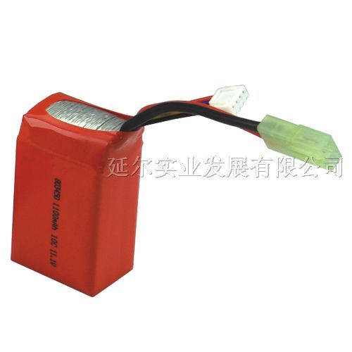 供应11.1V 1100mAh 10C*率聚合物航模电池