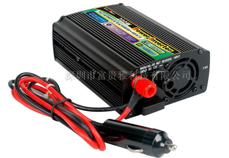【* 足功率】车载逆变电源/逆变器200W