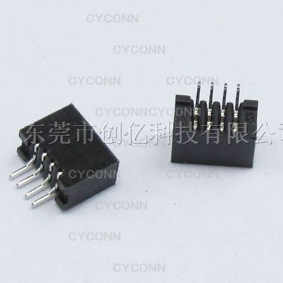 供应1.0mm FPC连接器 SMT 4P 双触