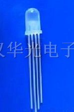 供应5MM四脚全彩发光二*管（共阴/共阳）