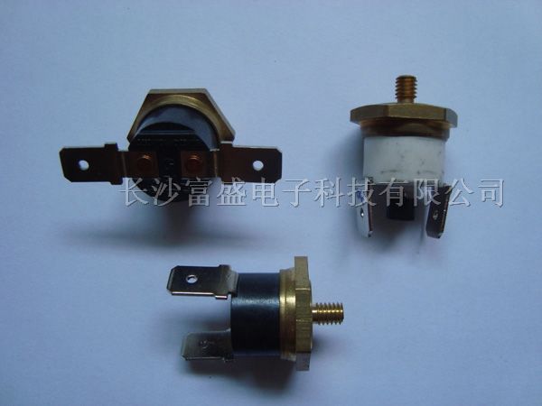 供应KSD301带M4六角铜帽温控器，温控开关，温度开关