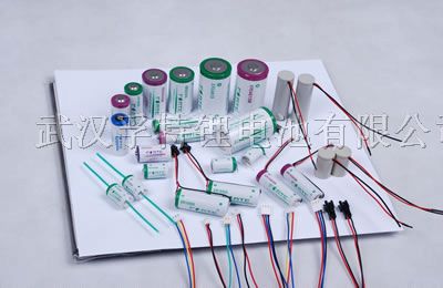 供应3.0V 2/3AA size CR14335锂二氧化锰电池