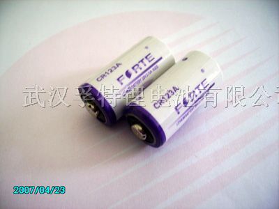 供应3.0V size  CR123A、CR17335柱式电池