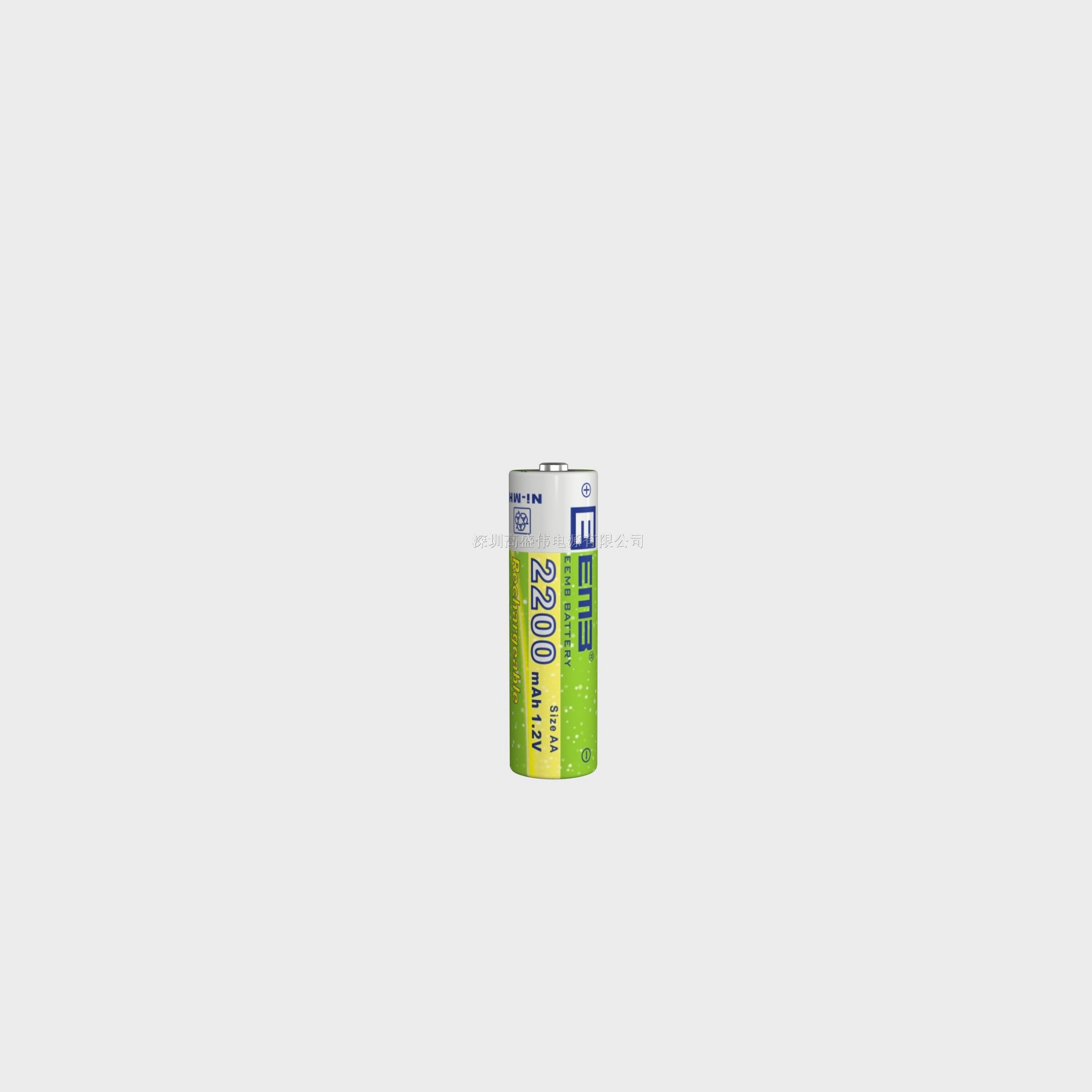 供应EEMB镍氢电池NH-AA2200，1.2V电池